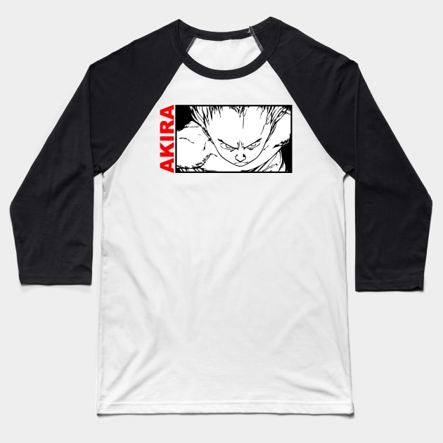 akira tetsuo Baseball T-Shirt by paisdelasmaquinas